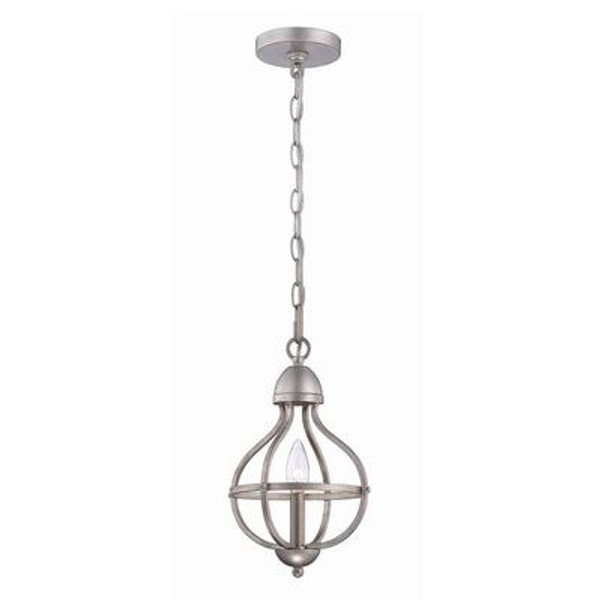 Ricco Collection 1 Light Silver Pendant