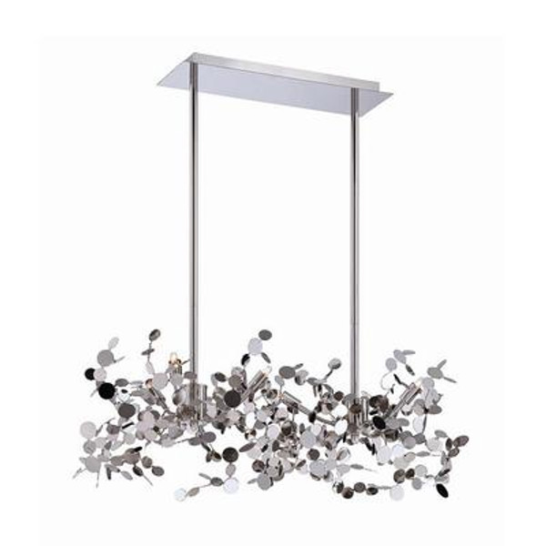 Divo Collection 6 Light Nickel Pendant