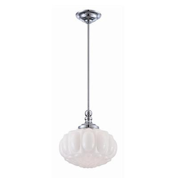Muso Collection 1 Light Chrome Pendant