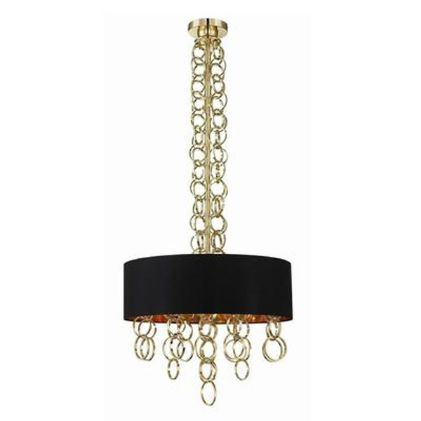 Novello Collection 4 Light Gold Pendant