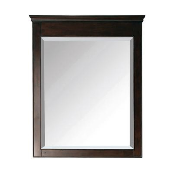 Windsor 30 Inch Mirror in Walnut Finish