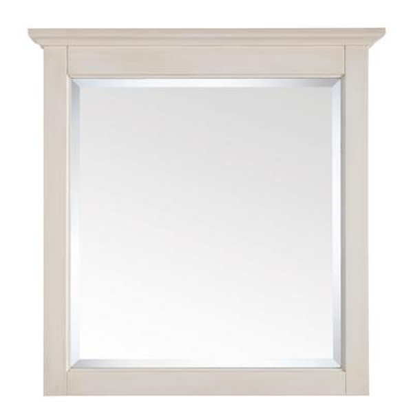 Tropica 31 Inch Mirror in Antique White Finish