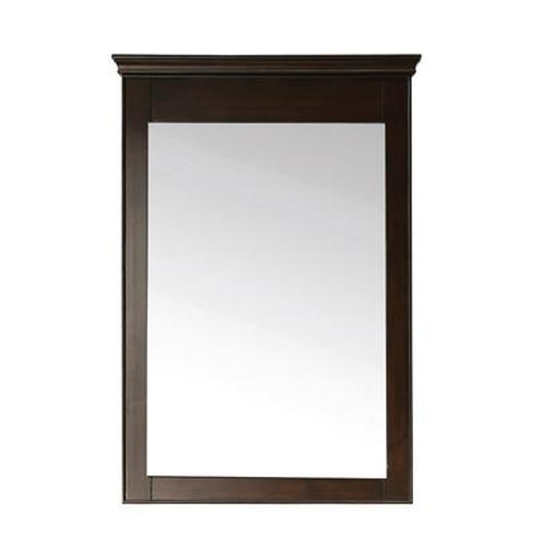 Windsor 24 Inch Mirror in Walnut Finish