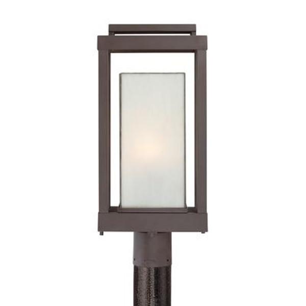 Monroe 1 Light Western Bronze Outdoor Incandescent Post Lantern