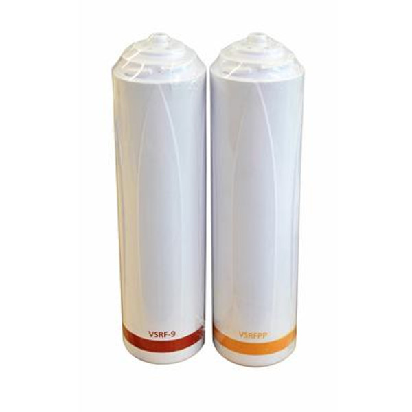 Dual Stage Filtration System Replacement Filters - Quick Connect Carbon & Sediment