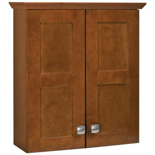 Chestnut Bath Storage - 19.25 Inch