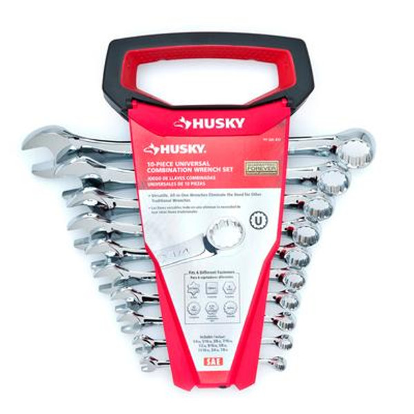 Universal Wrench Set 10 Pieces SAE