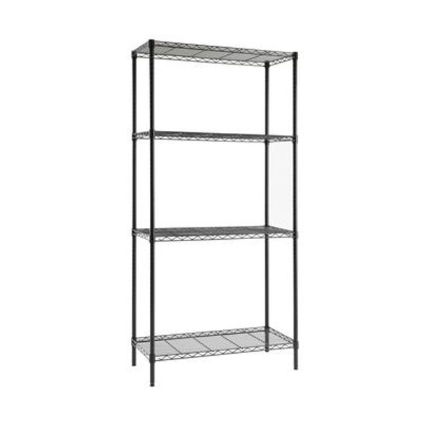 36 Inch W x 16 Inch L x 72 Inch H 4-Shelf Storage Unit