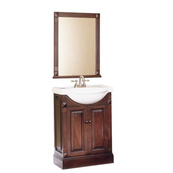Salerno 24 inches Vanity and Mirror Combo