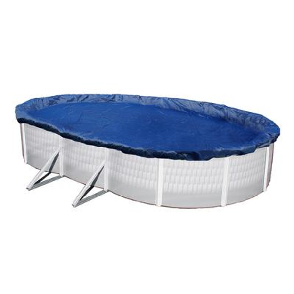 15-Year 15 Feet x 30 Feet Oval Above Ground Pool Winter Cover