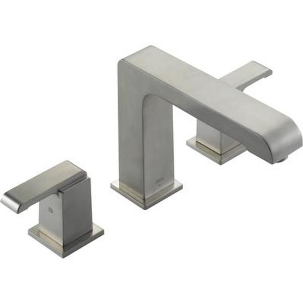 Arzo 2-Handle Roman Tub Trim Kit Only in Stainless (Valve not included)