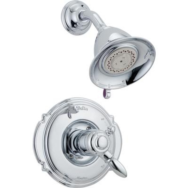 Victorian 1-Handle 3-Spray Shower Only Faucet with Dual Function Cartridge in Chrome (Valve not included)