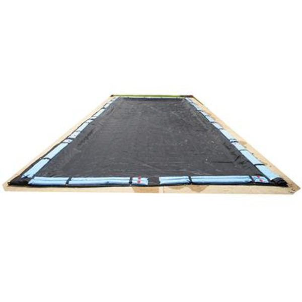 30 Feet x 60 Feet Rectangular Rugged Mesh In Ground Pool Winter Cover