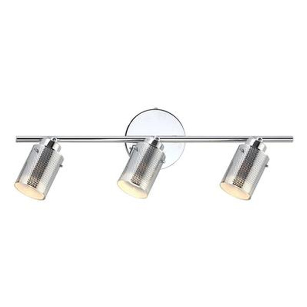 3 Light Lincoln Track Chrome