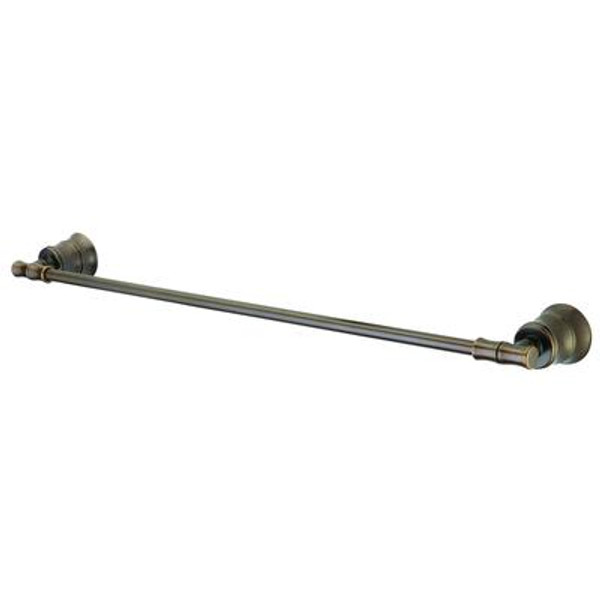 Bamboo 24 Inch Towel Bar in Heritage Bronze