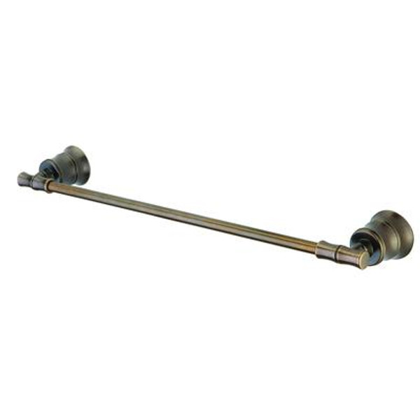 Bamboo 18 Inch Towel Bar in Heritage Bronze