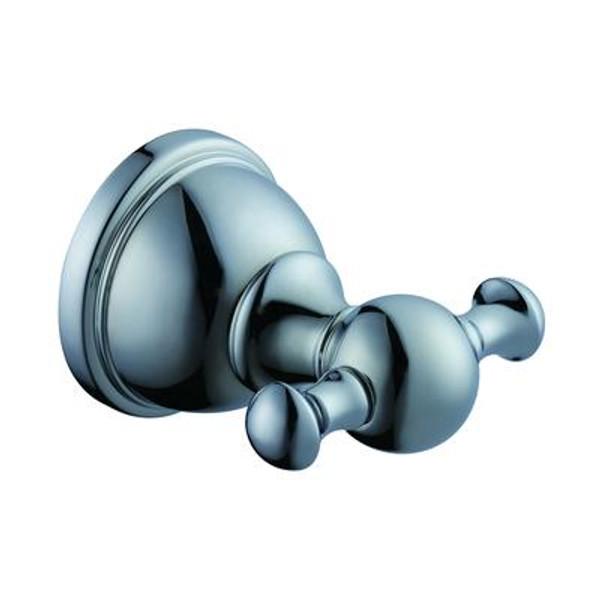 Mandouri Double Robe Hook in Chrome