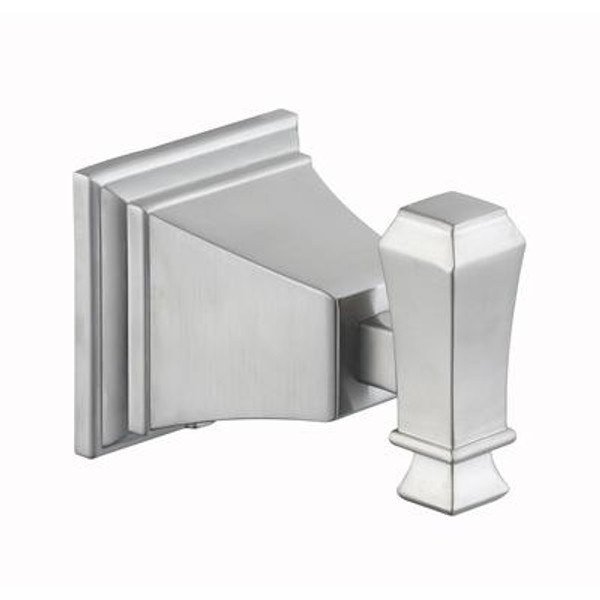 Exhibit Single Robe Hook in Brushed Nickel