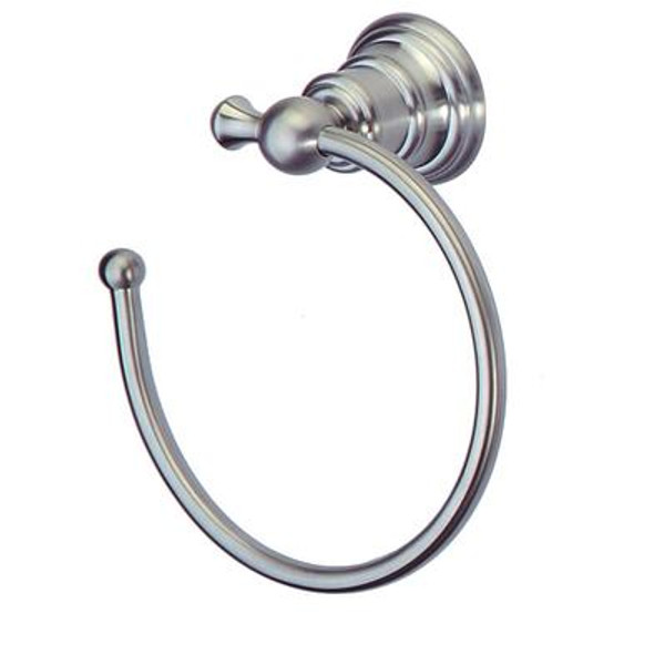 Estates Towel Ring in Brushed Nickel