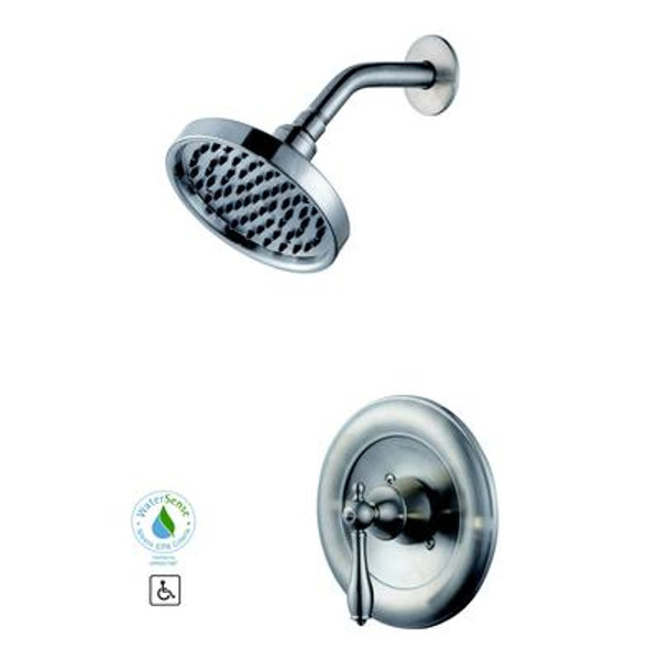 Estates WaterSense Single-Handle Shower Faucet Only in Brushed Nickel