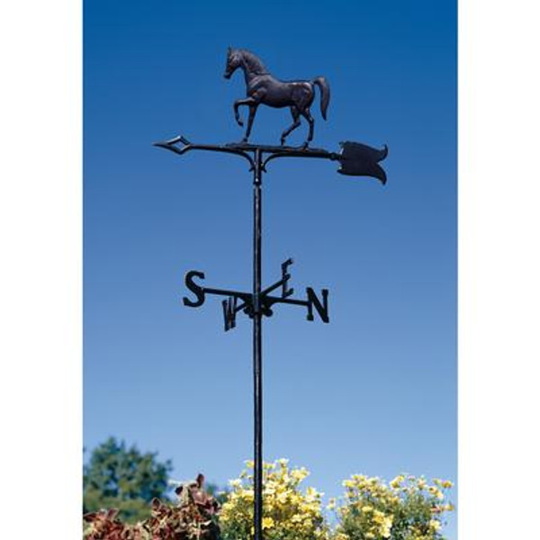 Horse - Garden Weathervane - Black