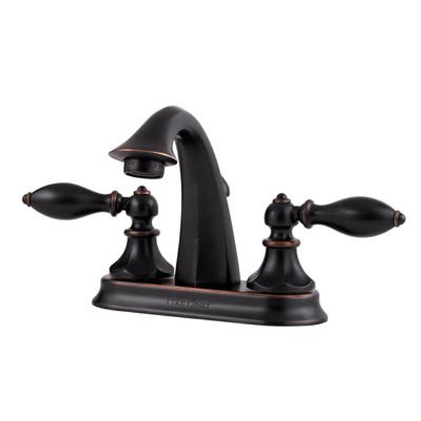 Catalina 2-Handle 4 Inch Centerset Bathroom Faucet in Tuscan Bronze