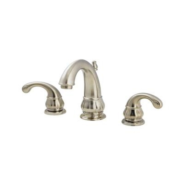 Treviso 2-Handle 8 Inch Widespread Bathroom Faucet in Brushed Nickel