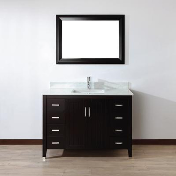 Jackie 48 Chai / Carrera Ensemble with Mirror and Faucet
