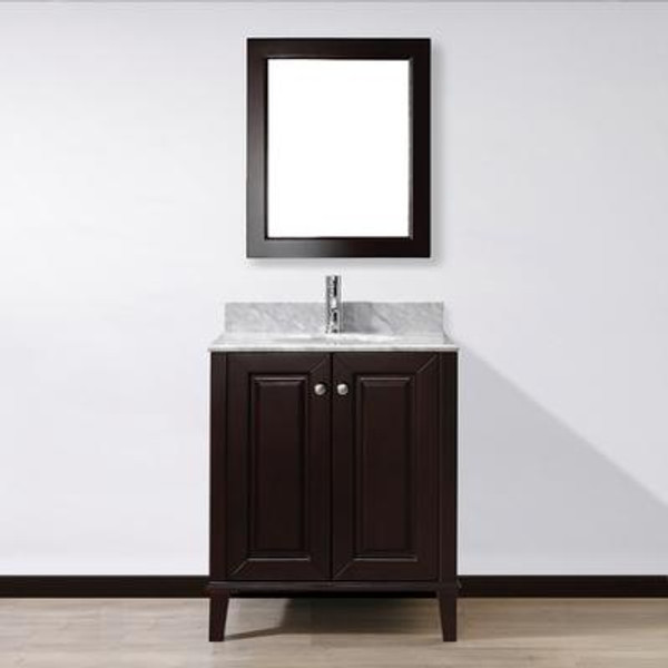 Lily 30 Chai / Carrera Ensemble with Mirror and Faucet
