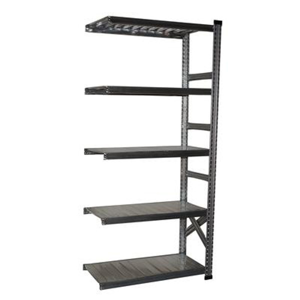 Metalsistem Add-On Unit 78 Inch Height x 36 Inch Width x 16 Inch Depth With 5 Metal Shelf Levels