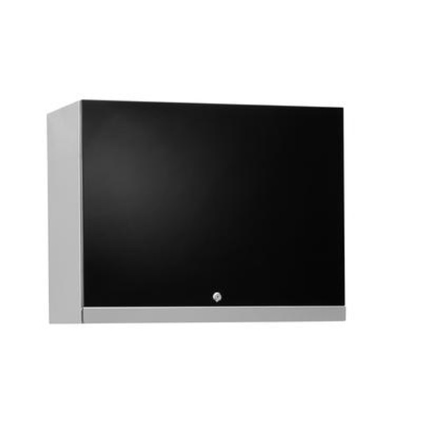 Performance Plus 22 Inch H x 28 Inch W x 14 Inch D Metal Wall Cabinet in Black