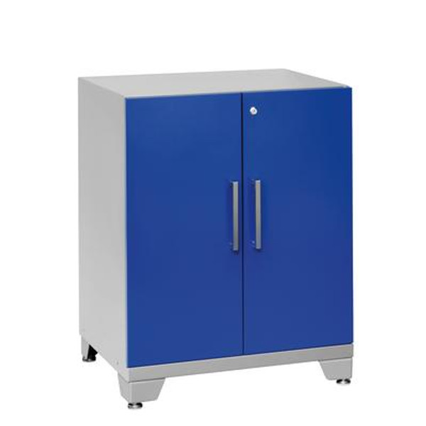 Performance Plus 35.25 Inch H x 28 Inch W x 24 Inch D Metal Two Door Base Cabinet in Blue