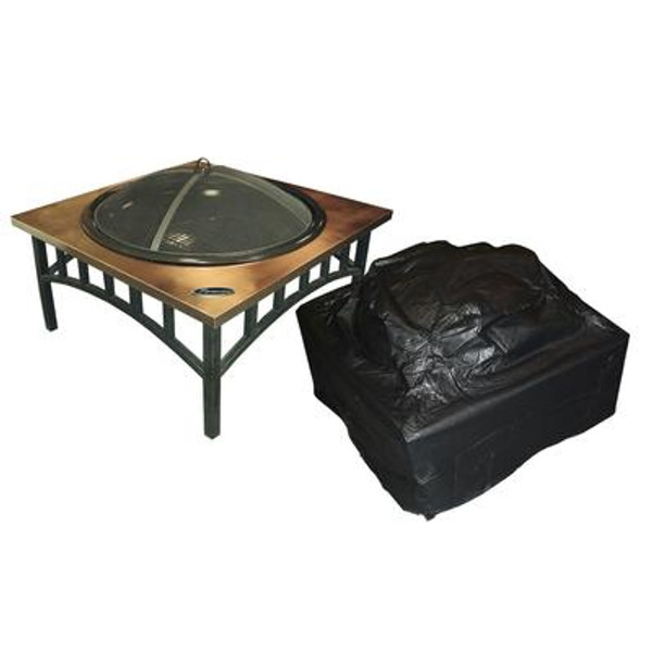 Square Firepit Vinyl Cover