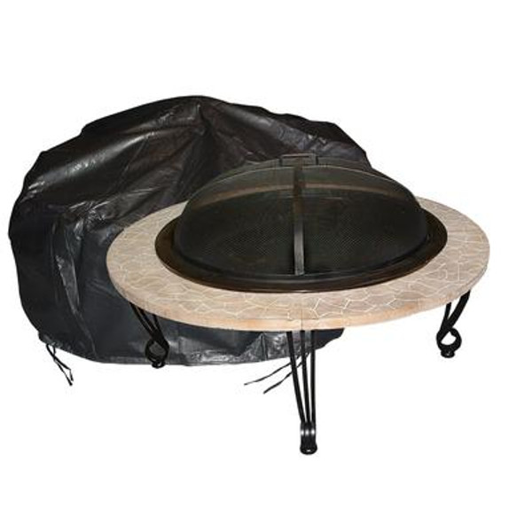 Round Firepit Vinyl Cover