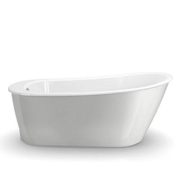 Sax Platinum Grey Freestanding Soaker Tub
