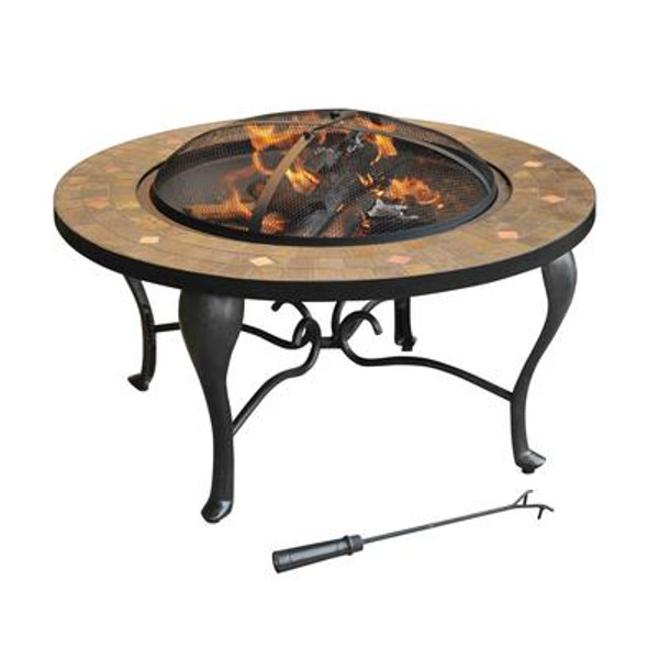 Sunjoy Bavaria Wood/Charcoal Fire Pit &#150; 35 Inch