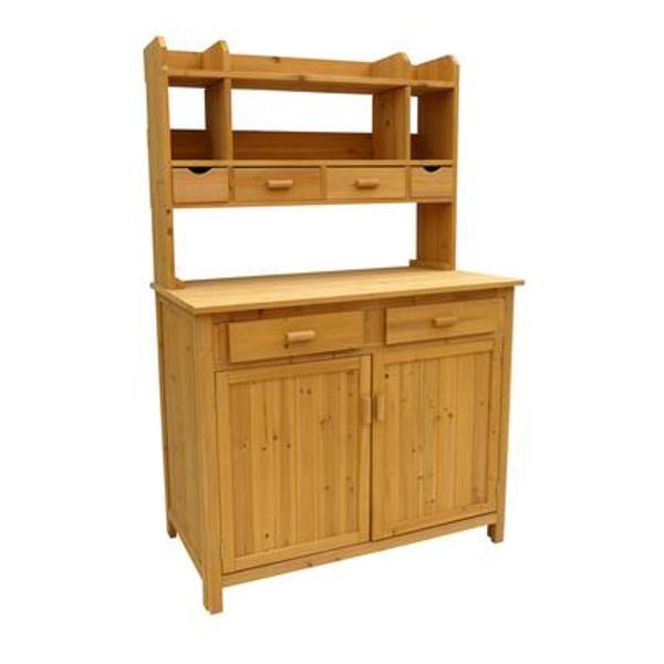 Potting Bench With Storage