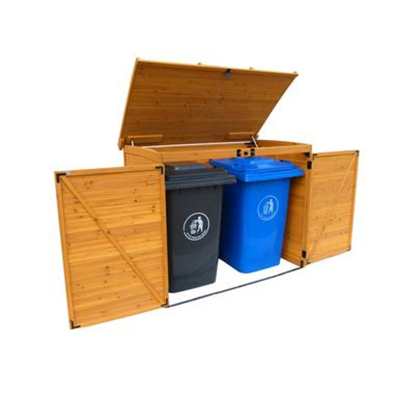 Large Horizontal Refuse Storage Shed