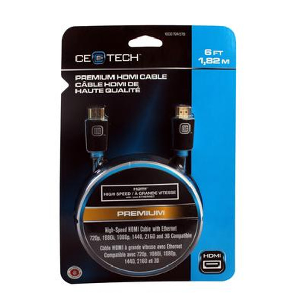 6 Feet Premium HDMI Cable