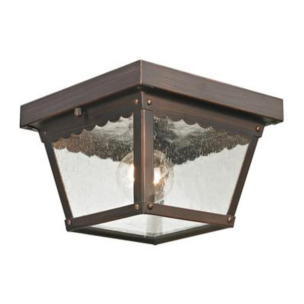 Outdoor Flush Mount In Hazelnut Bronze