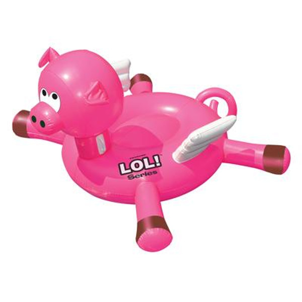 LOL 54Inch Pig inflatable Ride-On Pool Toy