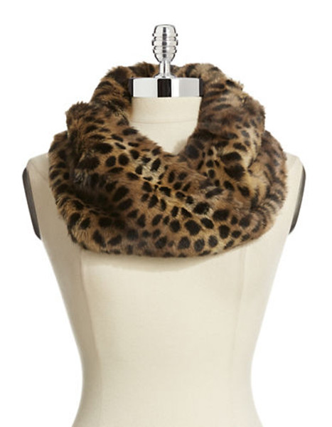 Parkhurst Faux Fur Infinity Scarf - Cheetah