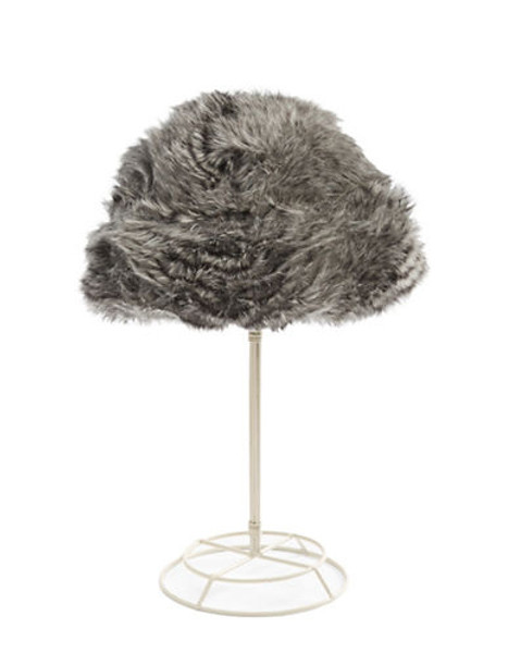 Parkhurst Cuffed Faux Fur Hat - Grey