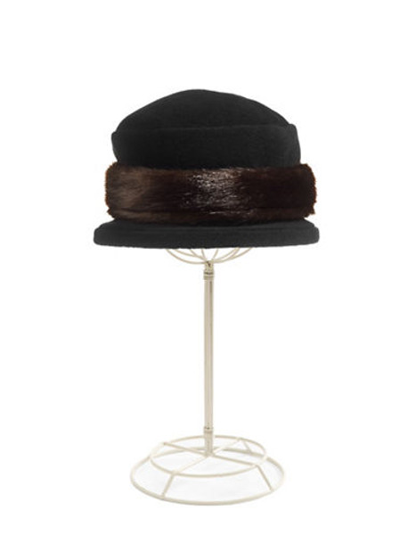 Parkhurst Faux Fur Fleece Hat - Black/Russian Sable