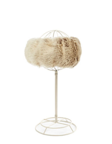 Parkhurst Faux Fur Headband - Sand Dune