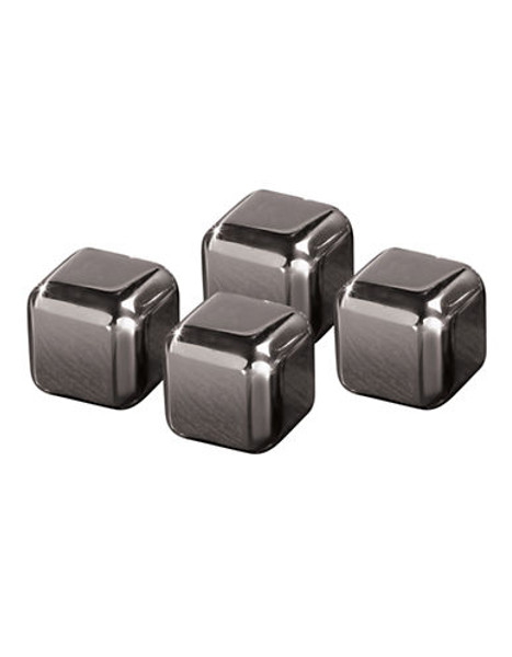 Sharper Image Stainless Steel Whiskey Rocks for a Perfect Chill with No Dilution - Assorted