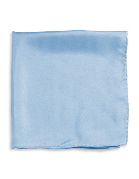 Impuntura Silk Pocket Square - Blue