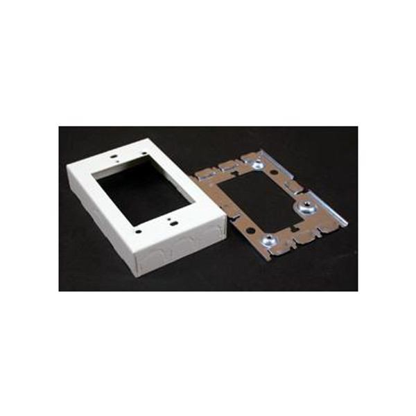 Starter Switch Outlet Box Metal Ivory