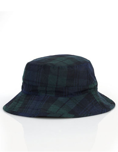 Polo Ralph Lauren Tartan Oilcloth Bucket Hat - Blackwatch - Small/Medium