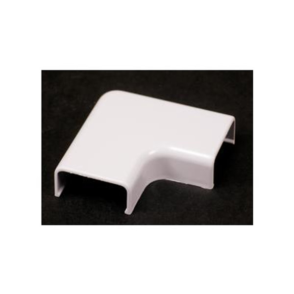 Plastic CordMate II Flat Elbow White